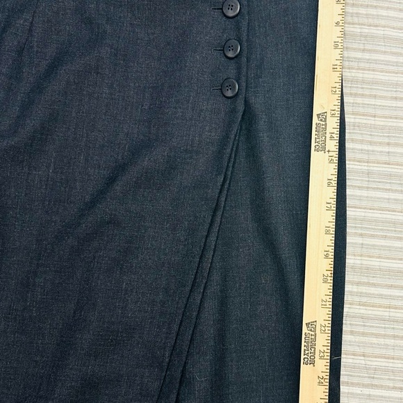 Escada Margaretha Key Wool Button Wrap Dress W/ Belt Size 44 FLAWED - Picture 9 of 16